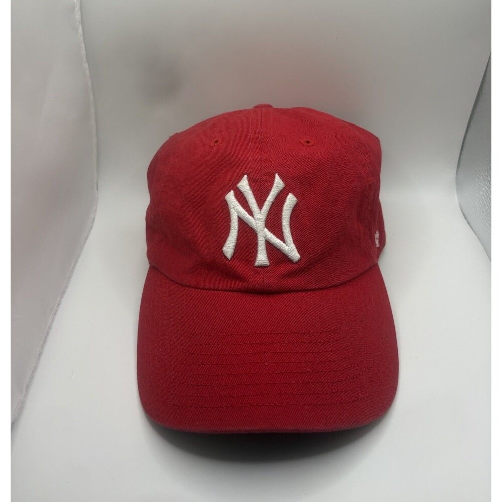 ‘47 MLB New York Yankees Red Ballpark Clean Up Hat